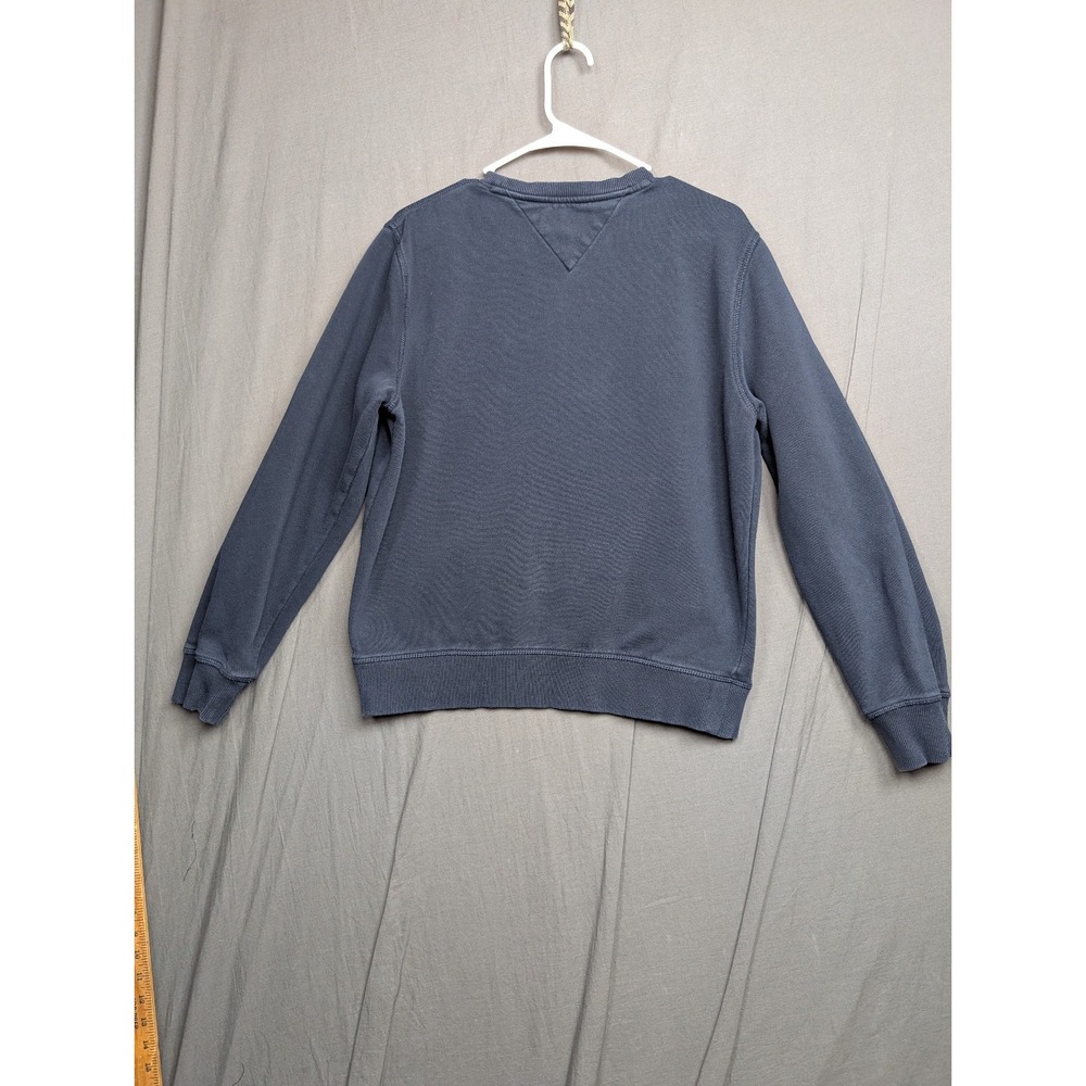 Tommy Hilfiger Men's Crewneck Sweatshirt Color Navy Blue  Size Medium - Picture 7 of 9